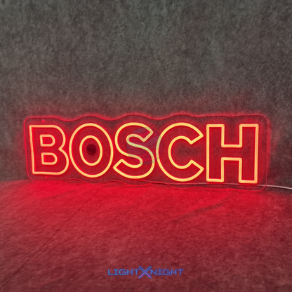 Bosch Font Neon Sign