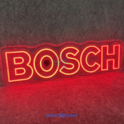 Bosch Font Neon Sign
