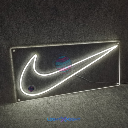 “Swoosh" Frame Neon Sign