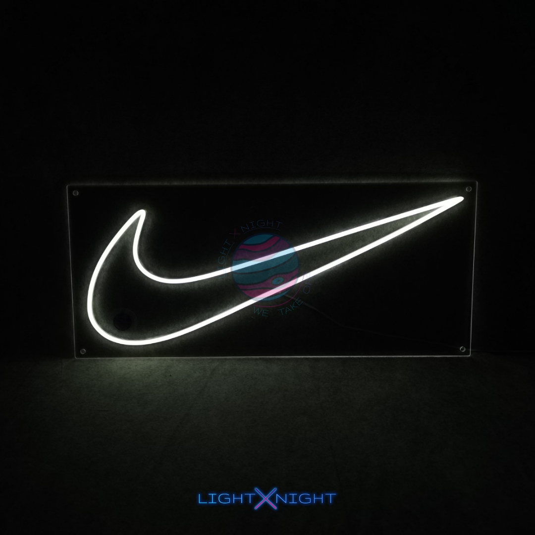 “Swoosh" Frame Neon Sign