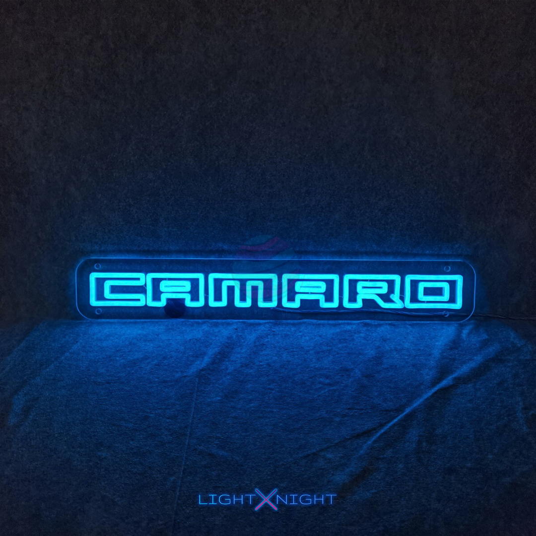Chevrolet Camaro Font Neon Sign