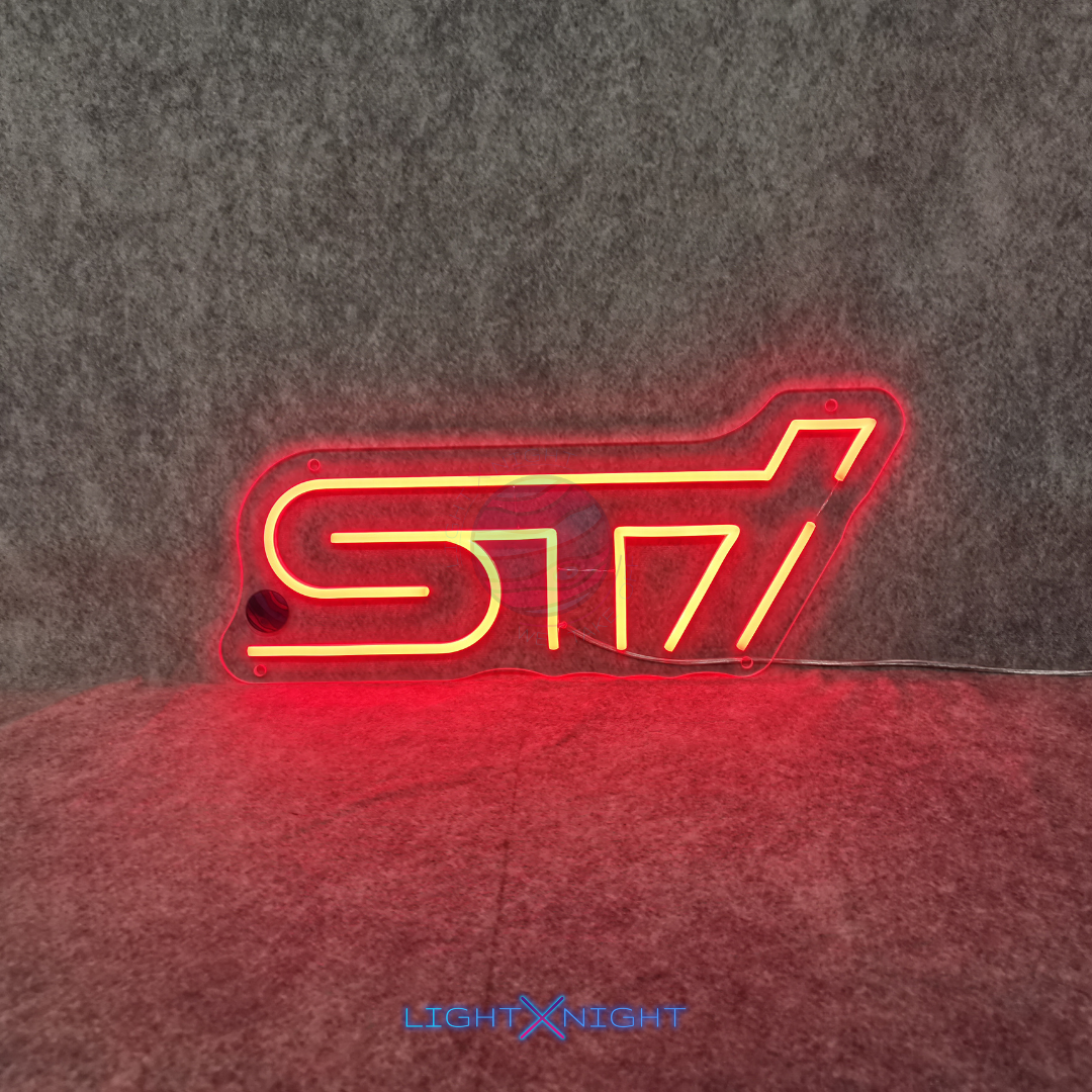 Subaru STI Neon Sign
