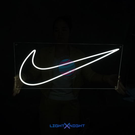 “Swoosh" Frame Neon Sign