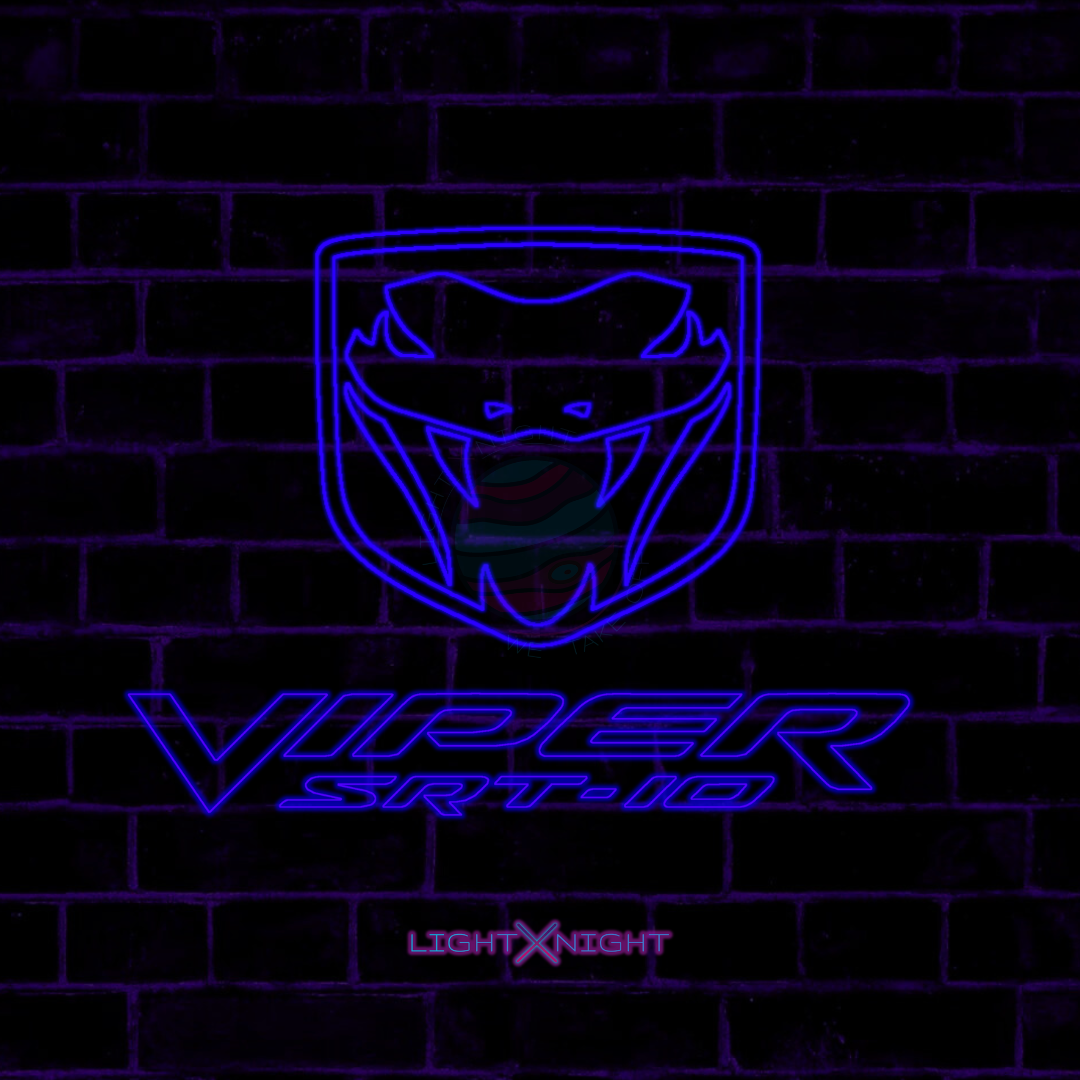 Dodge Viper SRT-10 Neon Sign