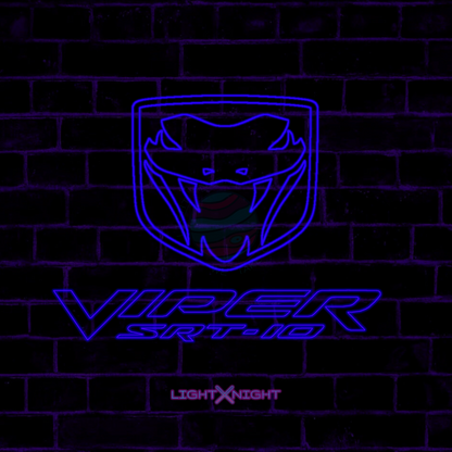 Dodge Viper SRT-10 Neon Sign