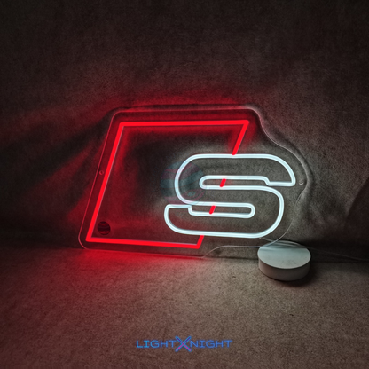 Audi S Neon Sign