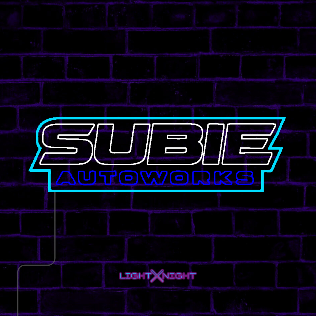 Subie Autoworks Neon Sign