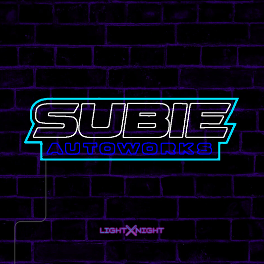 Subie Autoworks Neon Sign