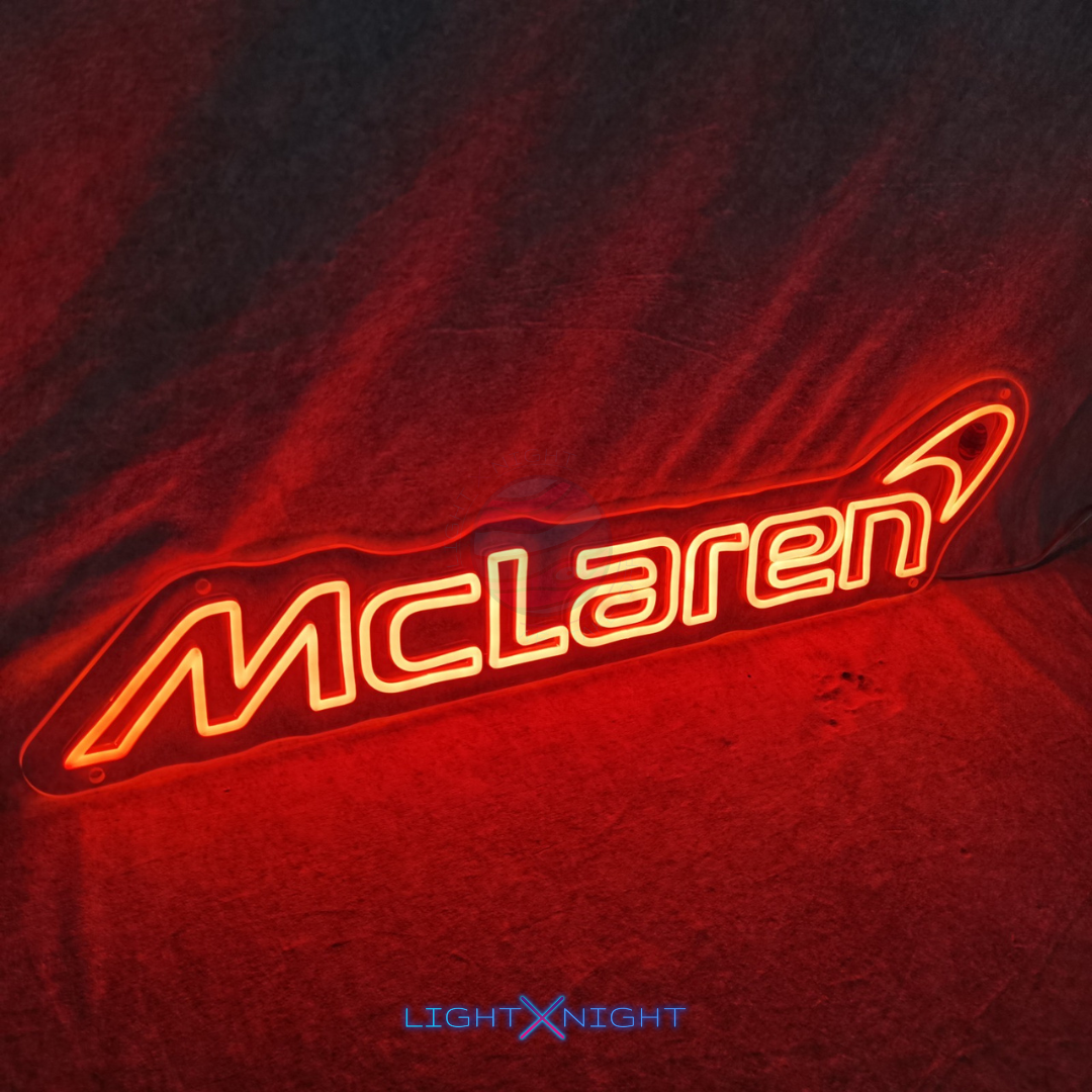 McLaren Neon Sign, McLaren Led Neon Sign, McLaren Neon Light