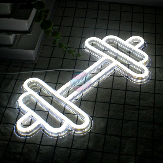 "Dumbbell" Neon Sign