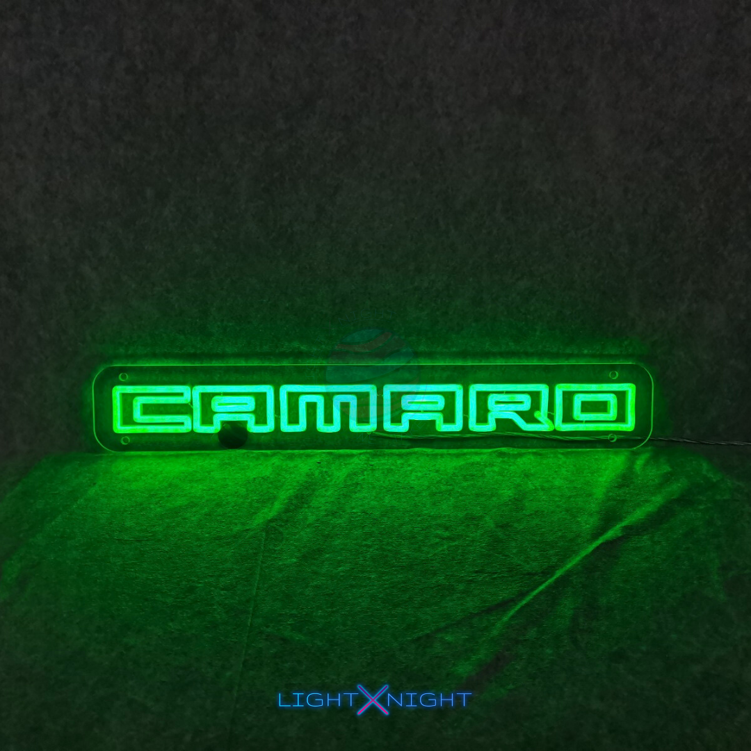 Chevrolet Camaro Font Neon Sign