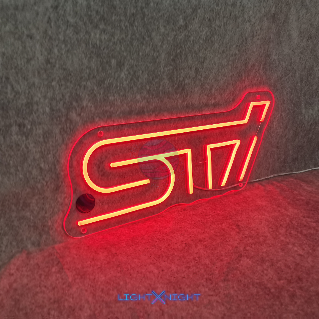Subaru STI Neon Sign
