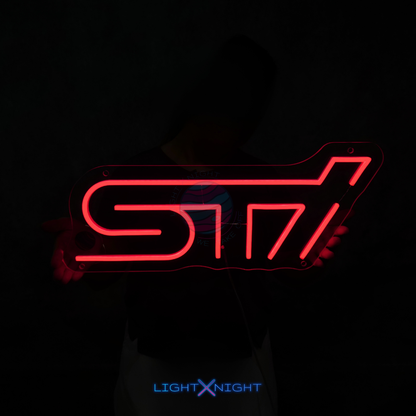 Subaru STI Neon Sign