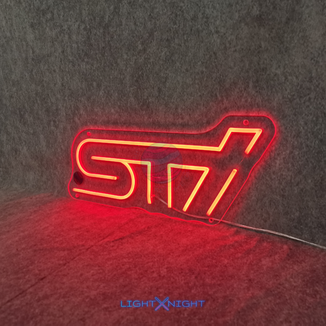 Subaru STI Neon Sign