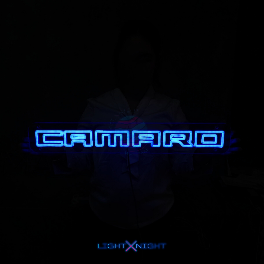 Chevrolet Camaro Font Neon Sign