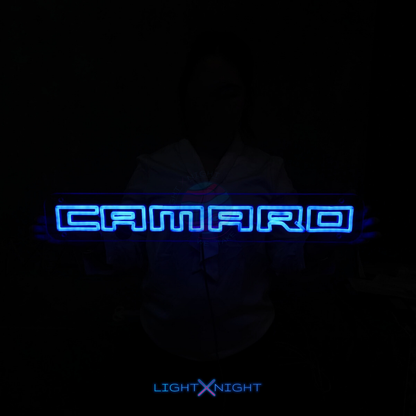 Chevrolet Camaro Font Neon Sign
