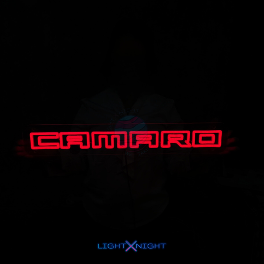 Chevrolet Camaro Font Neon Sign