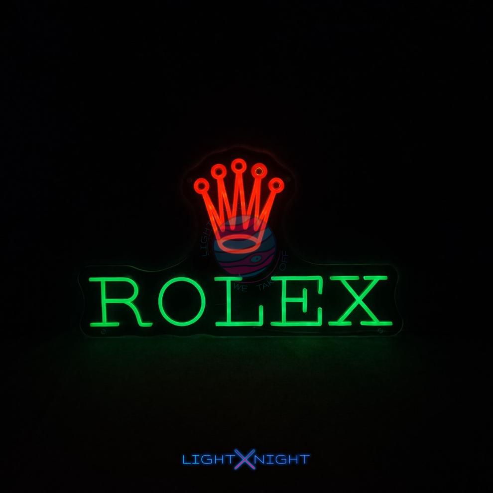Light X Night - Rolex Neon Sign