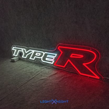 Type R Neon Sign
