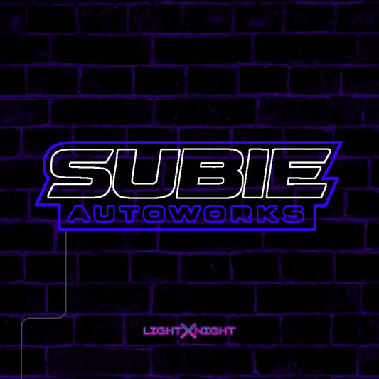 Subie Autoworks Neon Sign