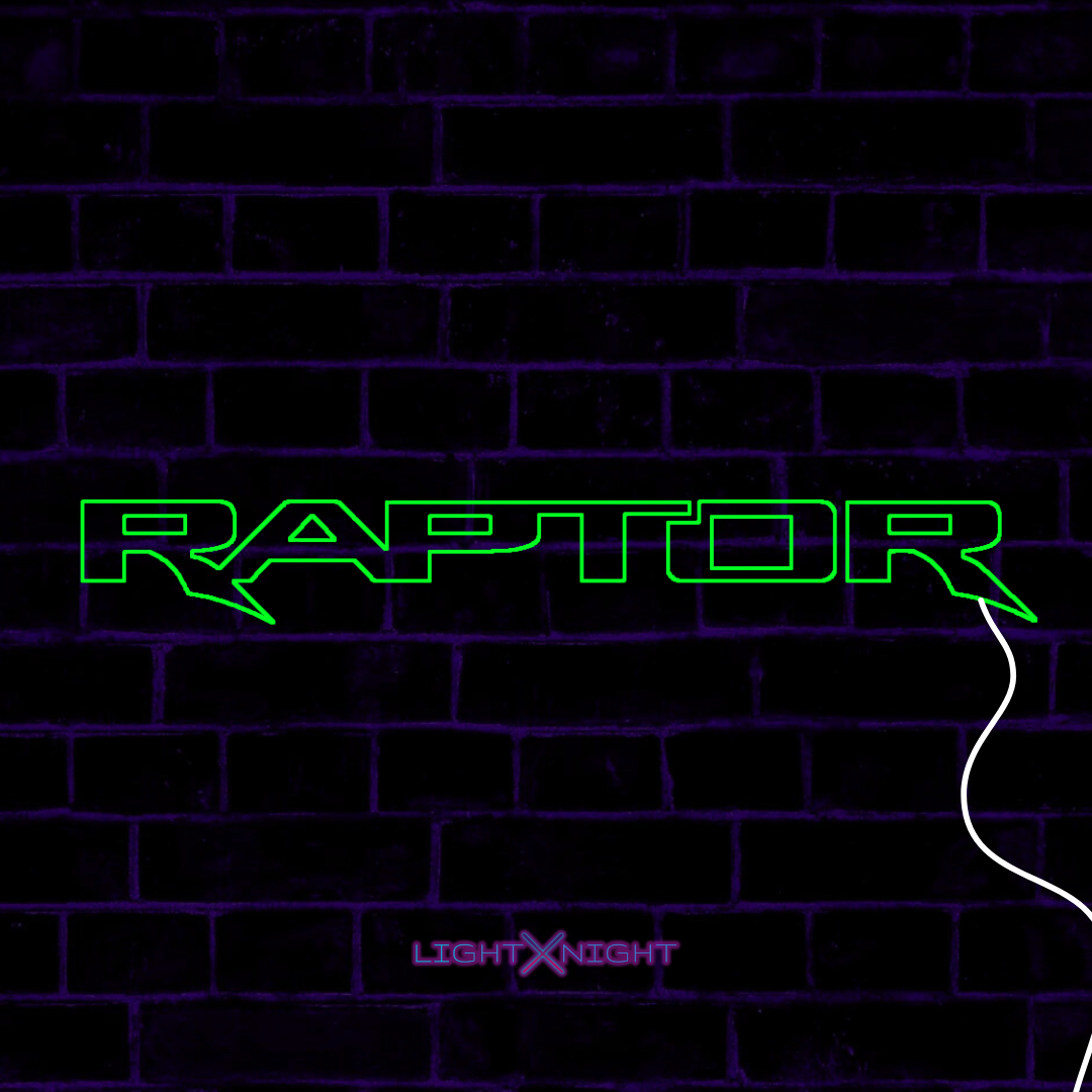 Raptor Neon Sign