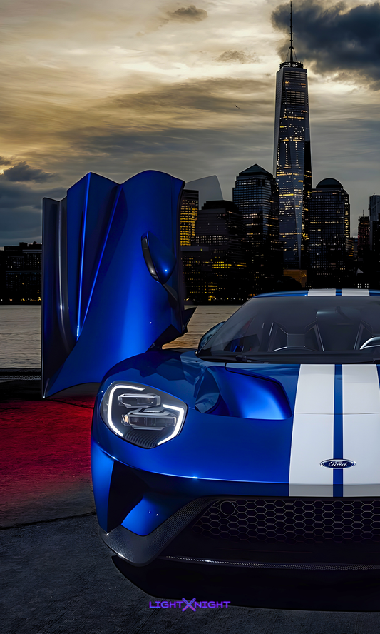 Ford GT Neon Poster