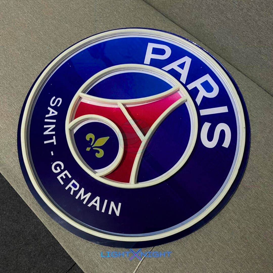 PSG Minimalistic Neon Sign