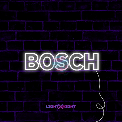 Bosch Font Neon Sign