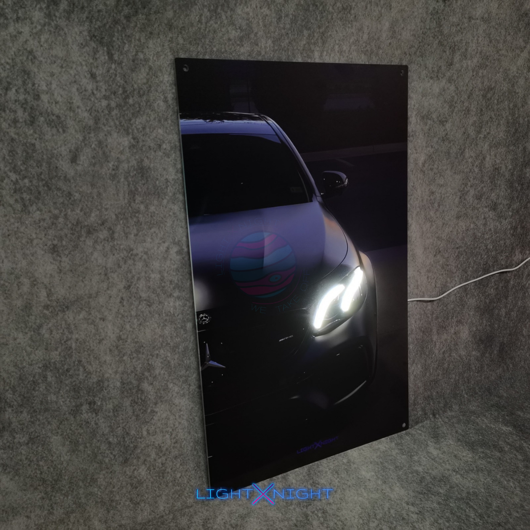 Mercedes AMG E63s Neon Poster