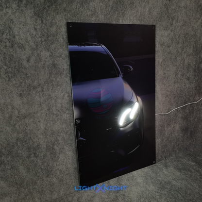 Mercedes AMG E63s Neon Poster