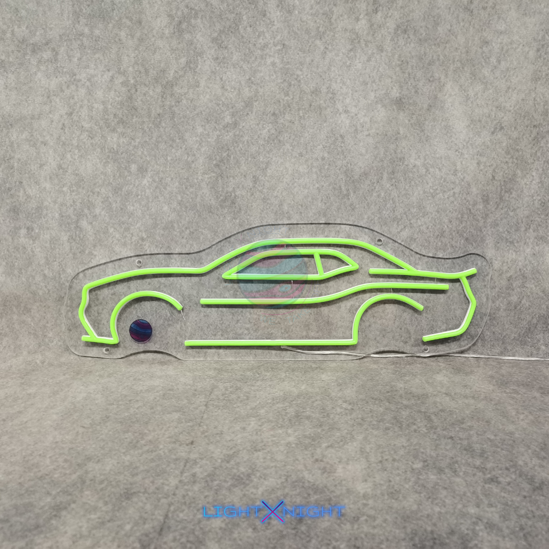 Dodge Challenger Silhouette Neon Sign – Light X Night