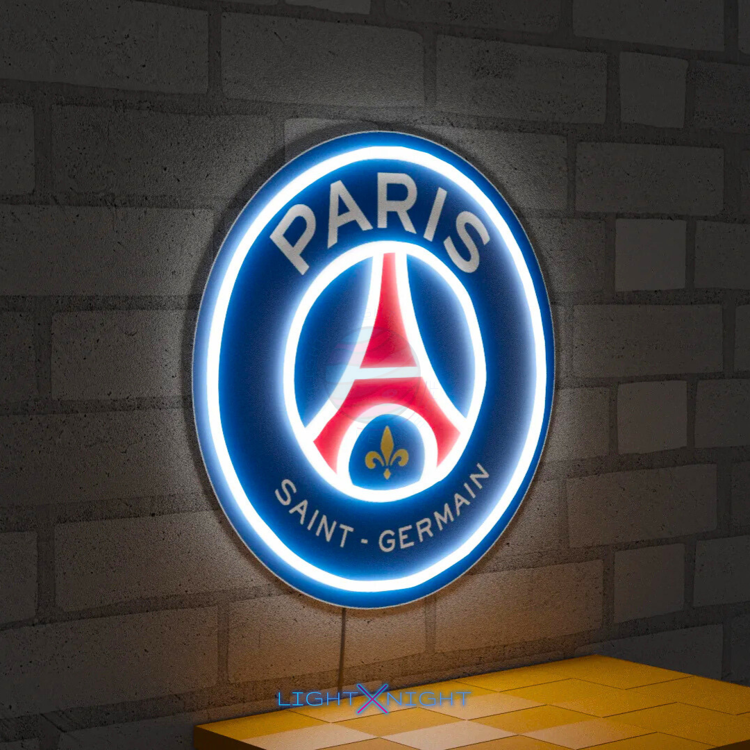 PSG Minimalistic Neon Sign