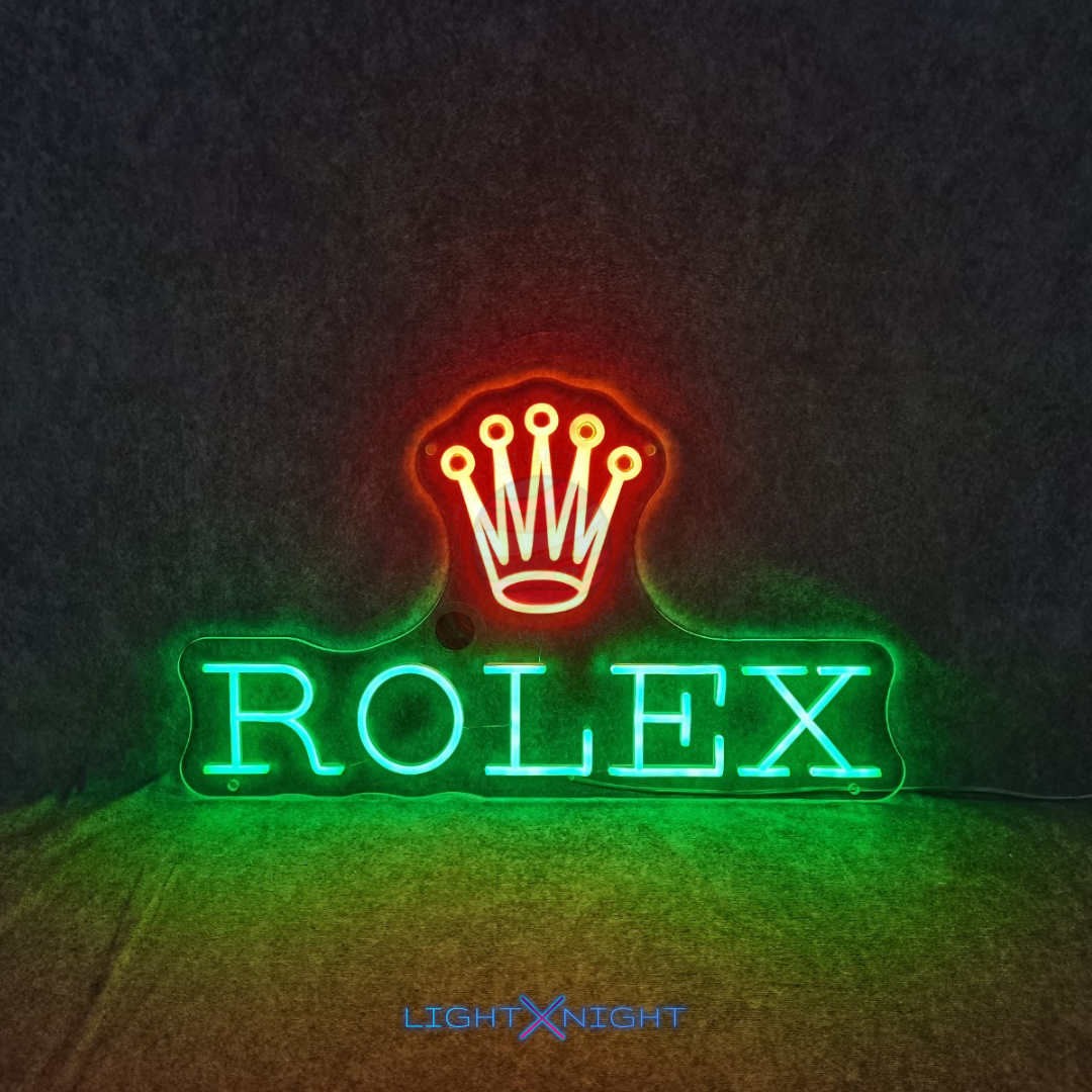 Rolex Led Neon Sign, Rolex Neon Light, Light X Night Rolex Neon Sign