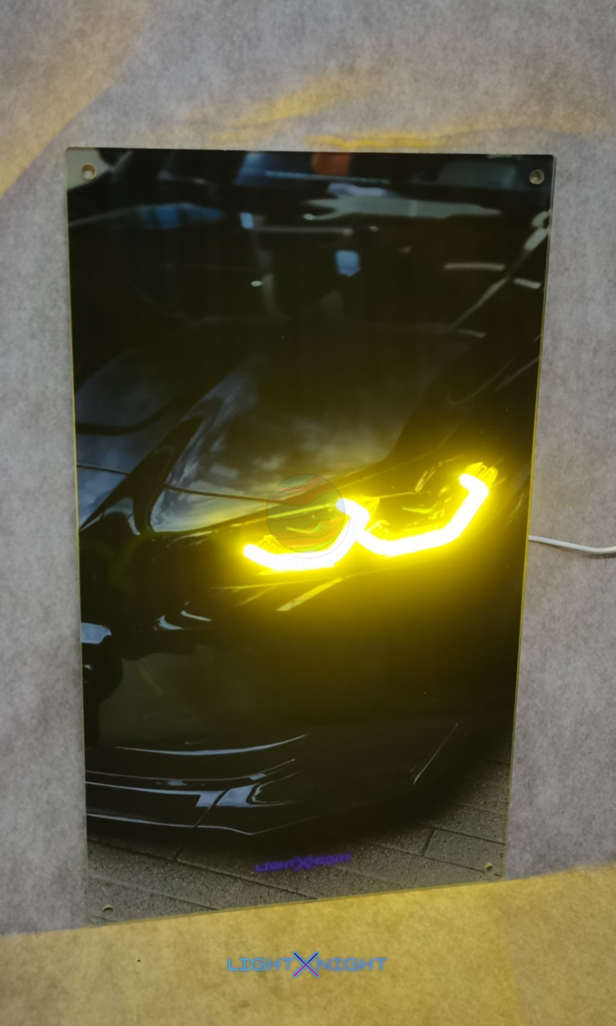 BMW M3 Neon Poster