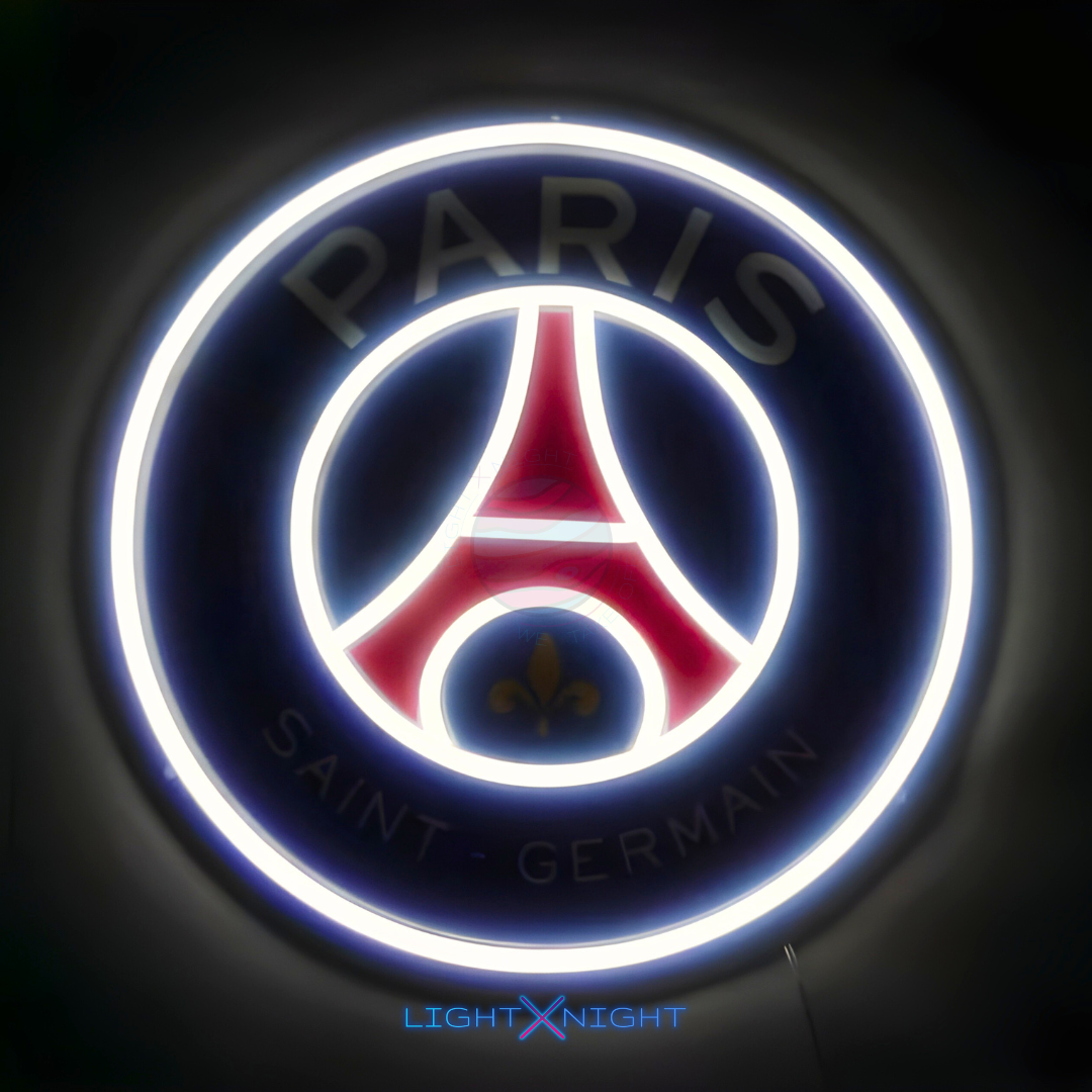 PSG Minimalistic Neon Sign