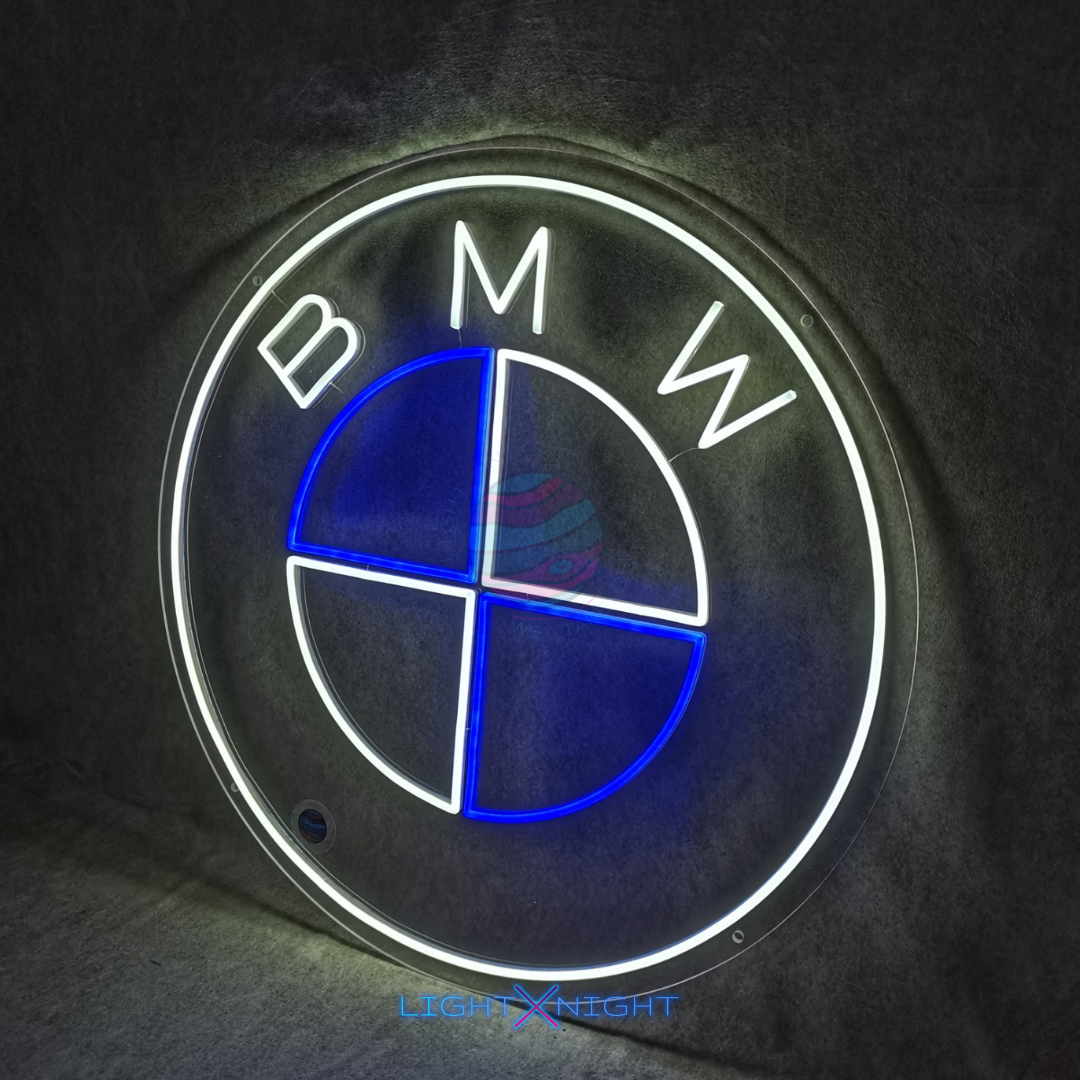 BMW Logo neon sign, BMW Logo neon light