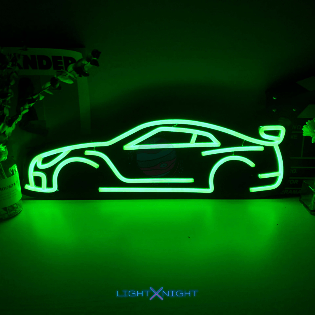 Nissan Skyline R35 GTR Silhouette Neon Sign