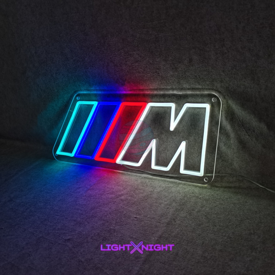 BMW M Led Neon Sign, BMW M Neon Light, BMW M Neon Sign, BMW Light, BMW M Lighting, BMW Decor