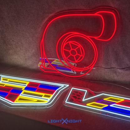 Cadillac V-Series Neon Sign