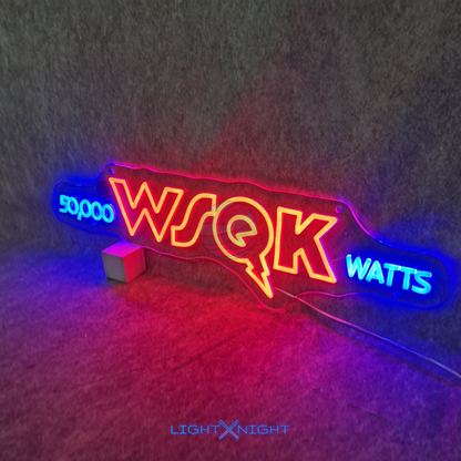 Stranger things WSQK Neon Sign