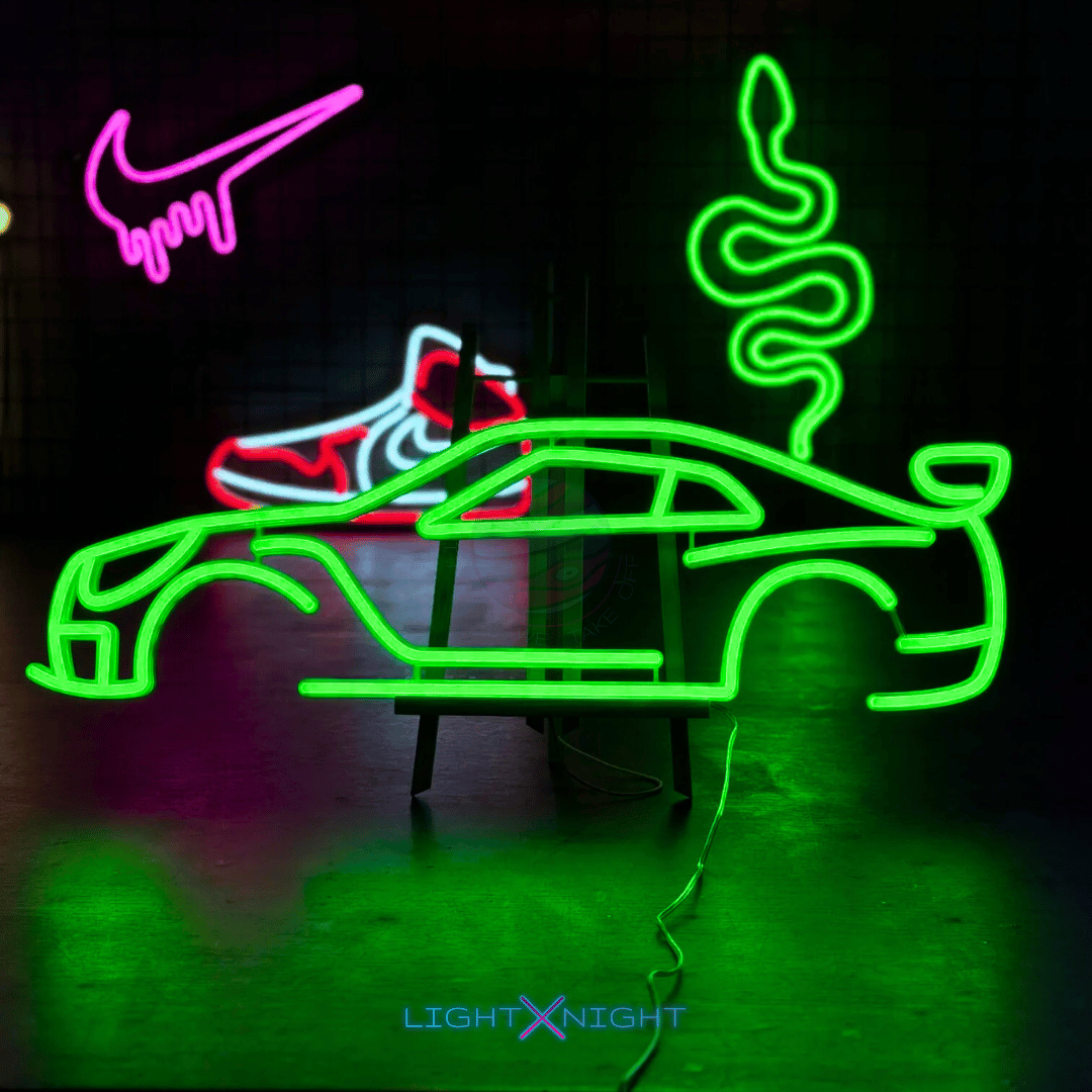 Nissan Skyline R35 GTR Silhouette Neon Sign