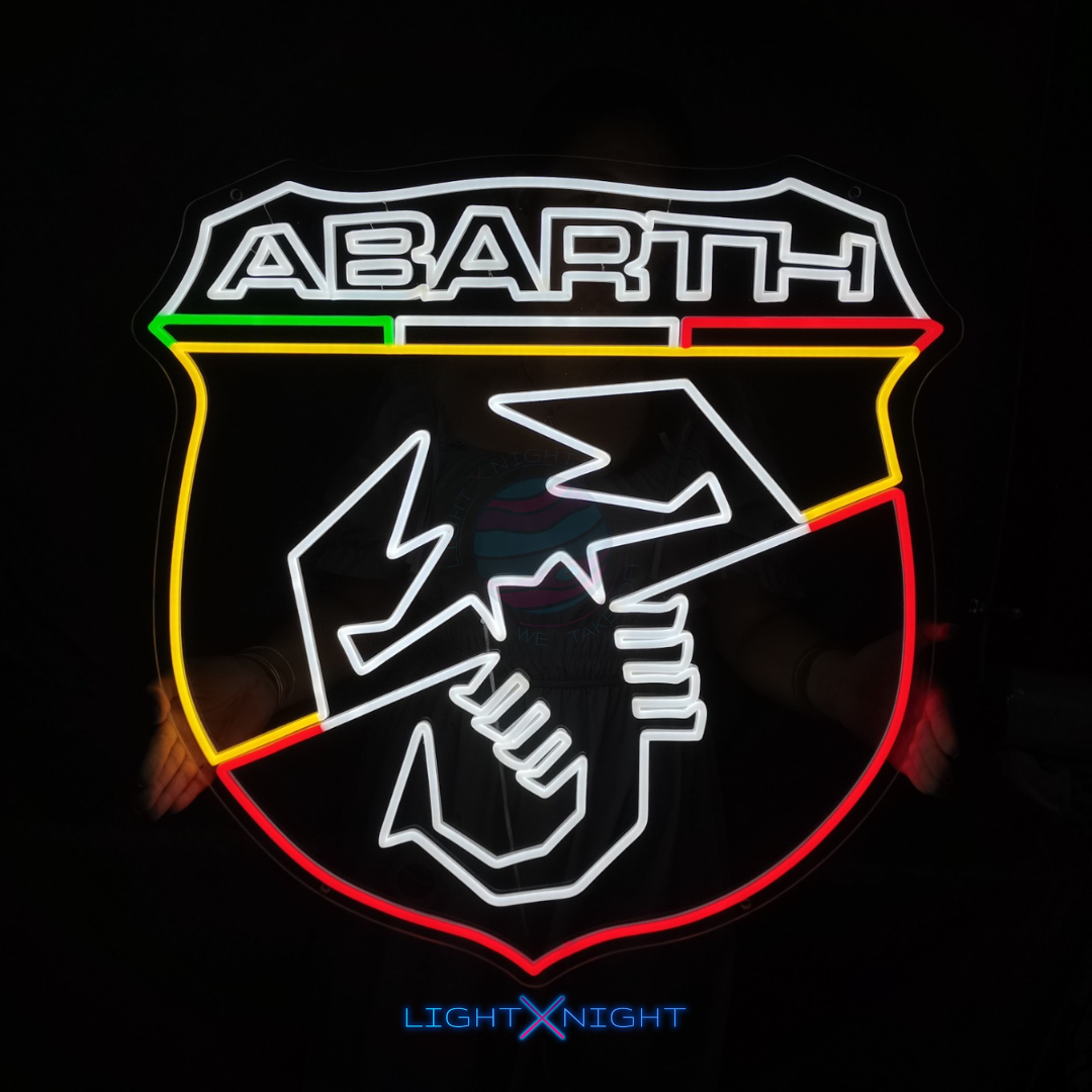 Light X Night - Abarth Neon Sign