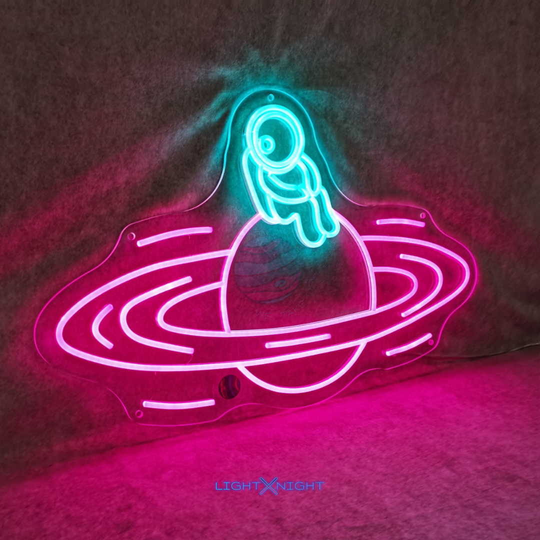 Astronaut Neon Light, Astronaut LED Neon Sign, Space Lights, Galaxy Neon Signs