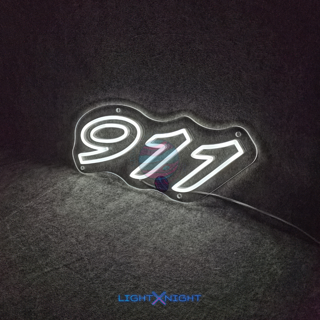 Porsche 911 Neon Sign