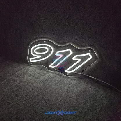 Porsche 911 Neon Sign