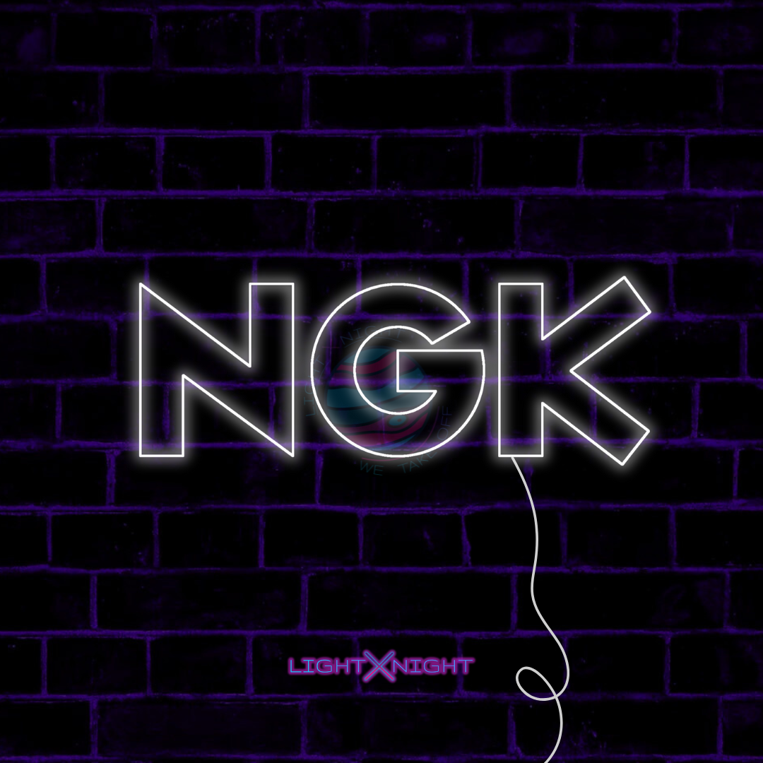 NGK Font Neon Sign