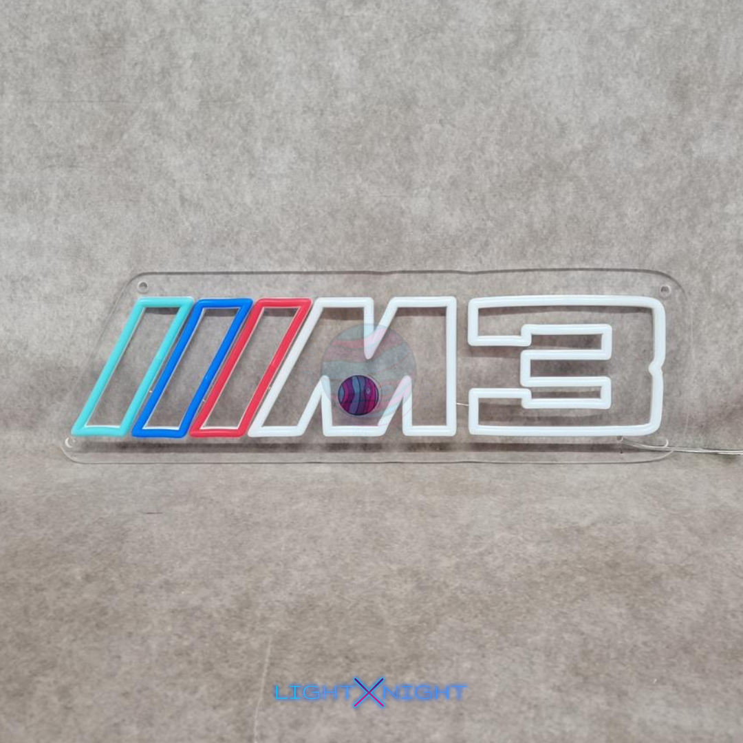 BMW M3 Led Neon Sign, BMW M3 Neon Light, BMW M 3Neon Sign, BMW Light, BMW M3 Lighting, BMW Decor