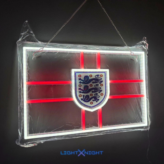 England National Neon Sign