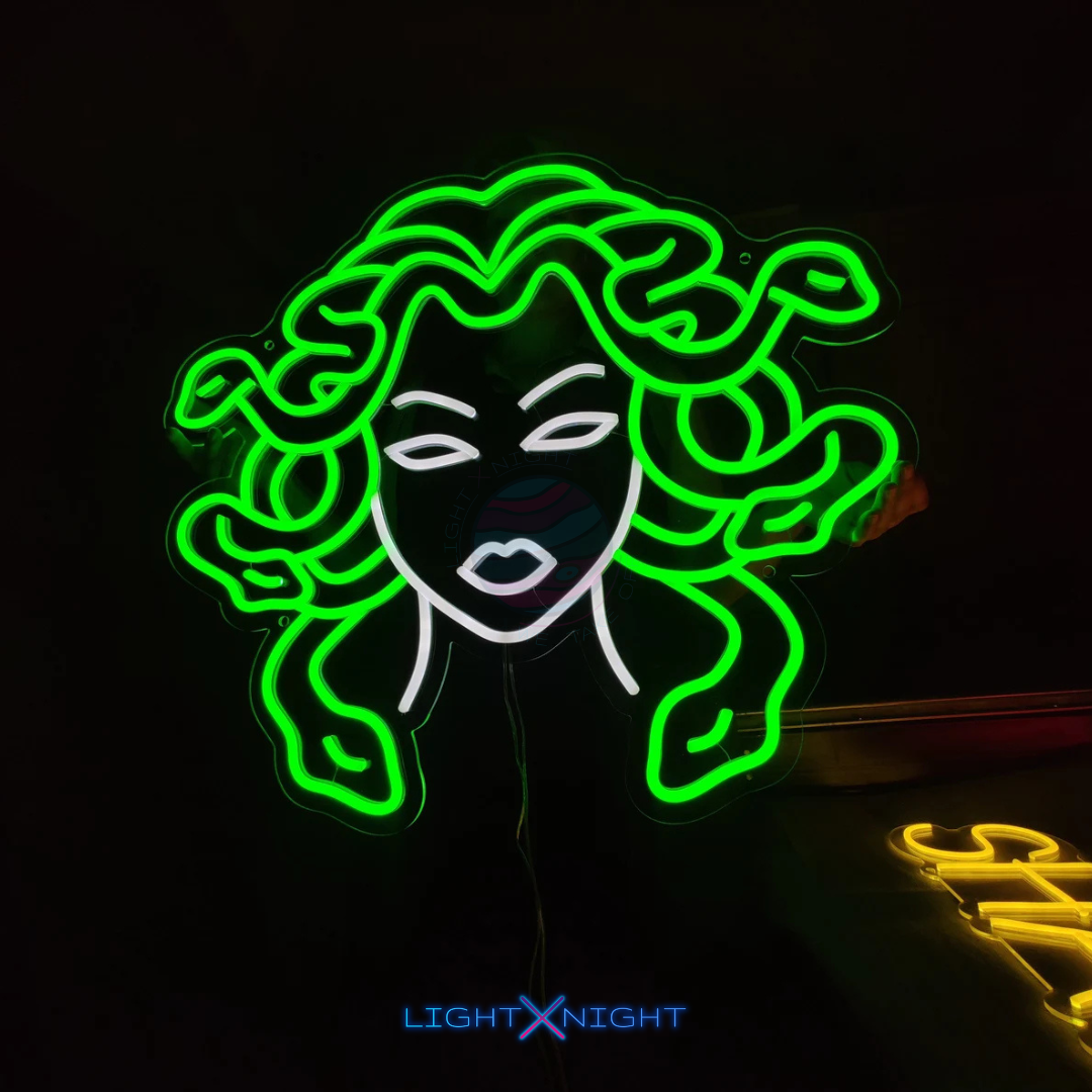 Medusa Gorgon Neon Sign