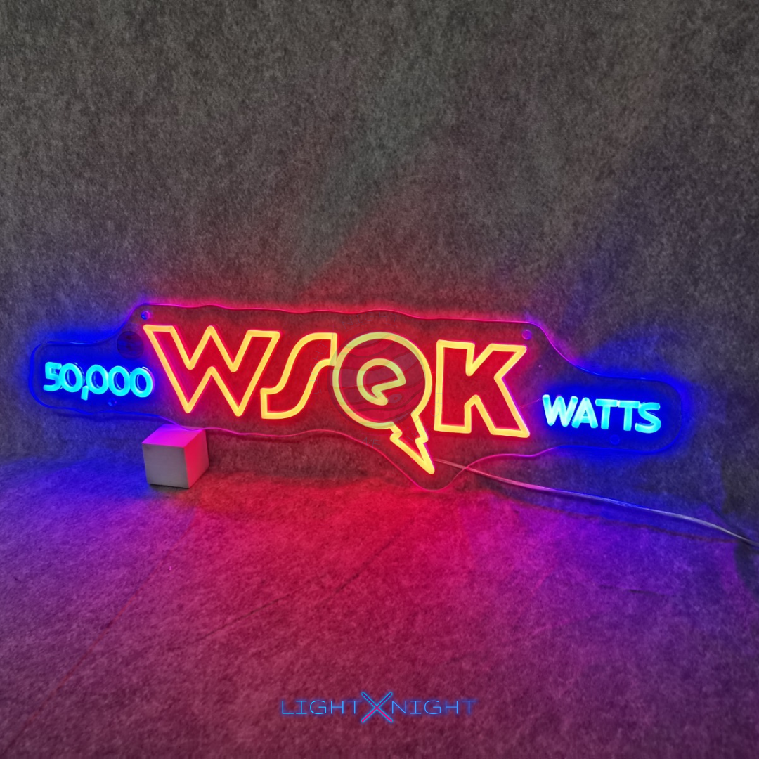Stranger things WSQK Neon Sign